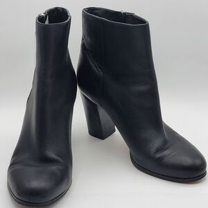Michael Kors‎ Black Leather Ankle Boots SIZE 11. #1610
